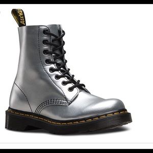 FREE ITEM WITH PURCHASE/Silver Doc Martens
